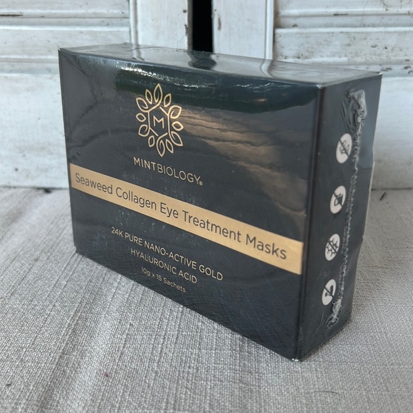 mintbiology Skincare New In Box Mintbiology Seaweed Collagen Gold